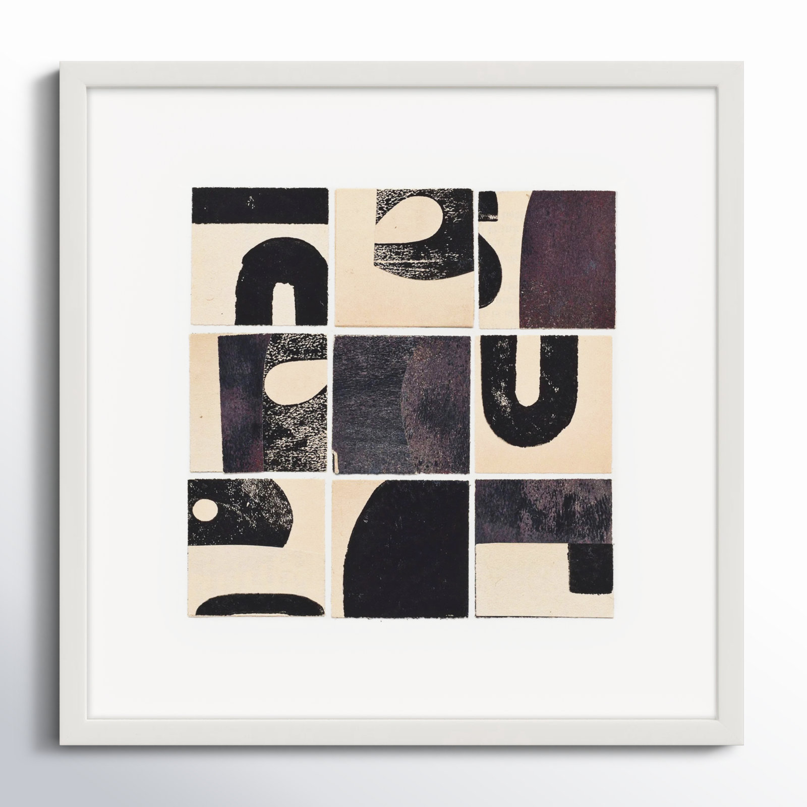Lise "Curvy" Print by Driftway Studio, White, 30" H x 30" W x 1.25" D