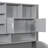 Upholstered Daybed with LED Armrest Lights, Storage Shelves & Cabinets, Pull-Out Lift-Up-1056403772