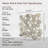 Kansas 12" x 12" Natural Stone Pebbles Mosaic Wall & Floor Tile-93373719