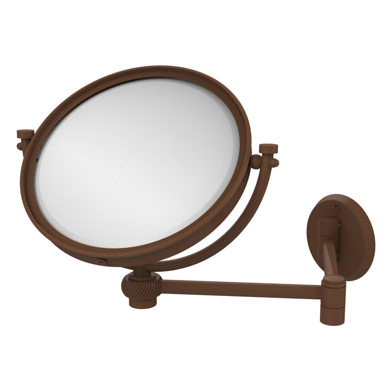 Metal Wall Mirror, Antique Bronze