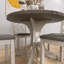 Ensemble de table de salle à manger 5 pièces avec chaises rembourrées et chaise-1416129863-1416129880