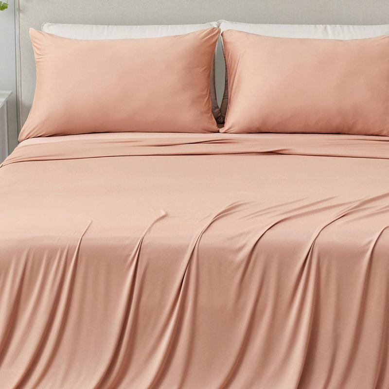 Twin Pink Ultra Soft Polyester Microfiber Bed Sheet Set