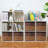 2/4/6Pcs Foldable Storage Cube Bins Fabric Storage Basket Organizer With Handles