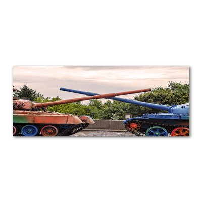 Two Tanks - Wrapped Canvas Print