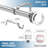 Enriko Adjustable Single Curtain Pole-404615141-404615140