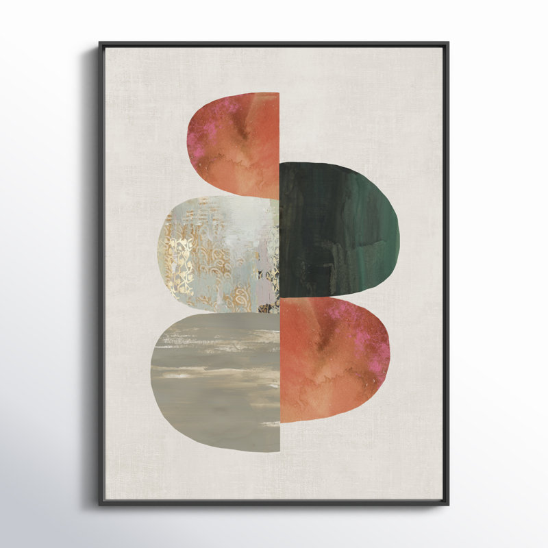 «Westcreek Evolving Energy II» par Tom Reeves - reproduction imprimée, H 41,5 po x l 31,5 po, Toile avec cadre, Noir
