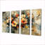 Bovill - Couronne, art mural - ensemble d'art mural traditionnel 4 pièces-788161918
