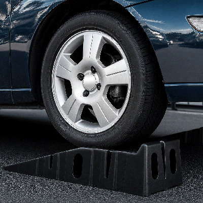 Heavy Duty Car Ramps 5000 Lb Capacity Anti-Slip Design For Auto Maintenance & Low-Clearance Vehicles