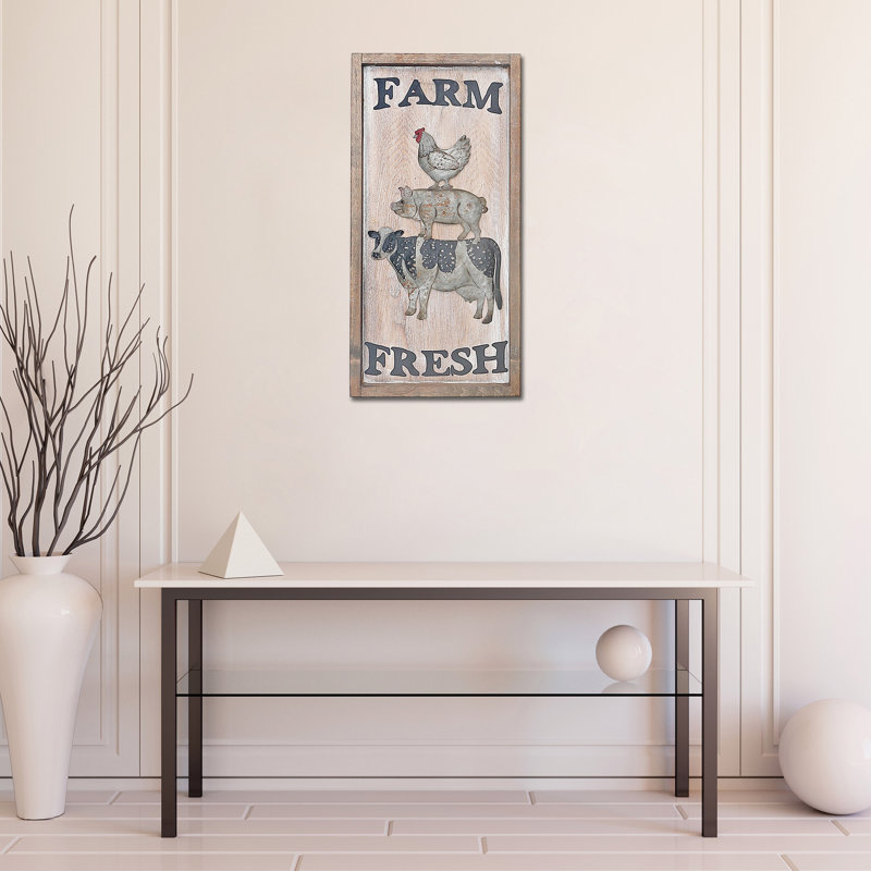 Décoration murale ferme «Farm Fresh Animals»