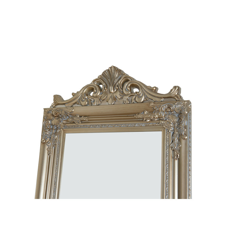 Miroir pleine grandeur Crown, Champagne doré