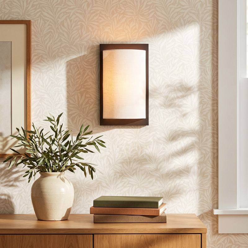 Flaire Flush Mounted Sconce, English Bronze