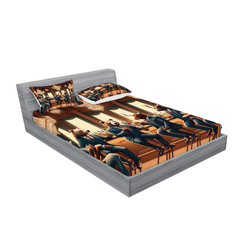 Ensemble de draps en microfibre pour chambre d'amis, Très grand