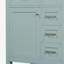 Meuble-lavabo de 30 po sans lavabo, base d'armoire seulement, armoire de salle de bain avec tiroirs, structure solide et panneau de fibres à densité moyenne-107238248