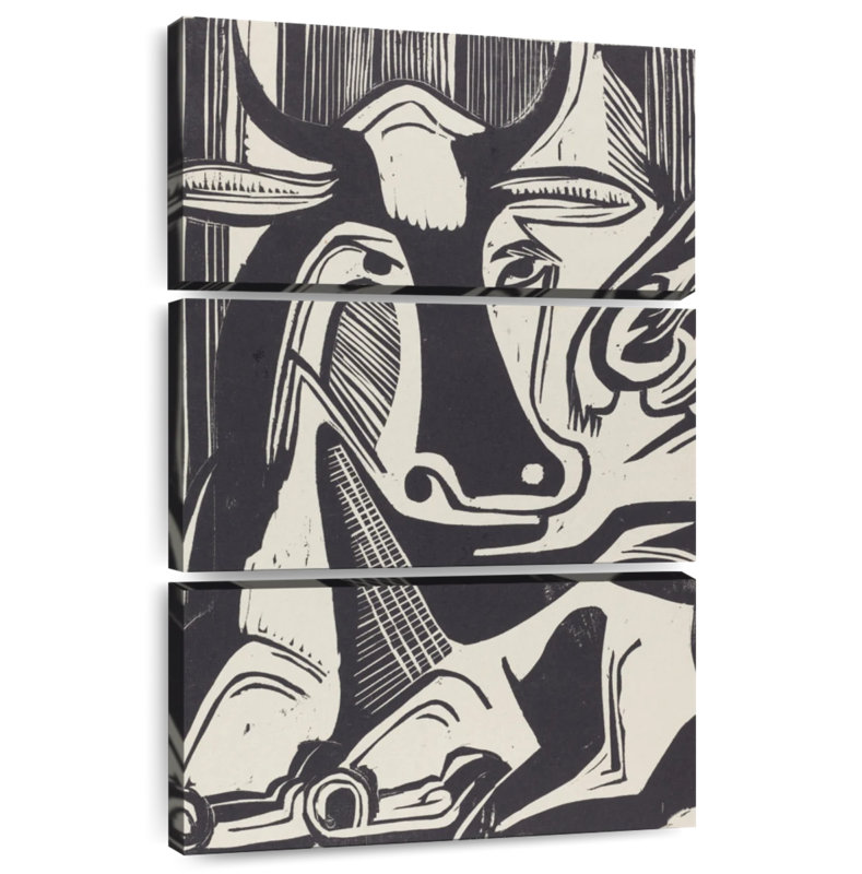 Brampt, la grande vache couchée, H 38 po x l 24 po