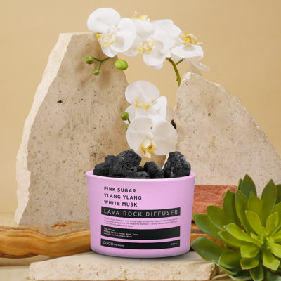 Lava Rock Diffuser - Pink Sugar | Ylang Ylang | White Musk