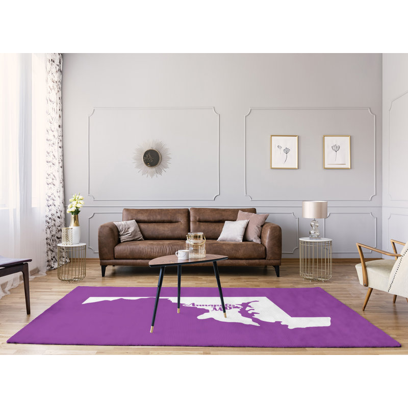 Tapis de poly-chenille en polyester annapolis maryland, Rectangle 9 pi x 12 pi