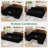 Rundey U-Shaped Oversized Sectional Corduroy Sleeper Sofa With Ottoman-119110562
