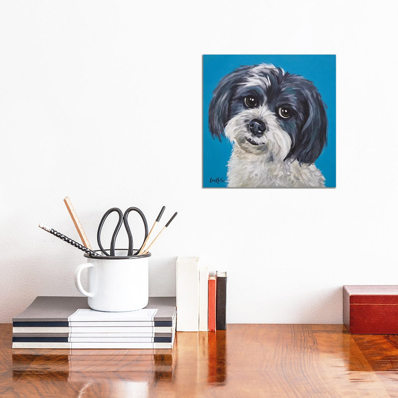 Maltese Shihtzu Mix - Wrapped Canvas Painting, 30.48 cm H x 30.48 cm W