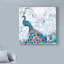 « confettis peacock ii », reproduction de peinture à l’acrylique sur toile tendue-33417117