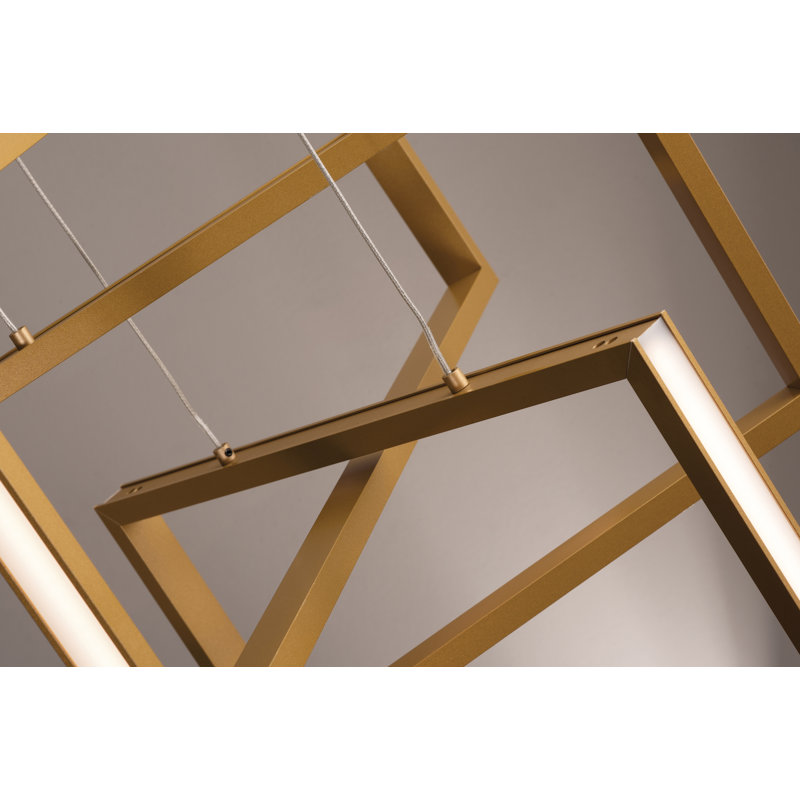 Aion 3 - Light LED Unique/Statement Pendant, Gold