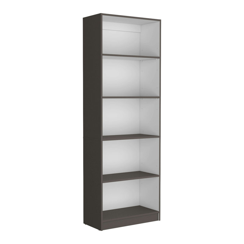 Bibliothèque Home, Blanc / Gris