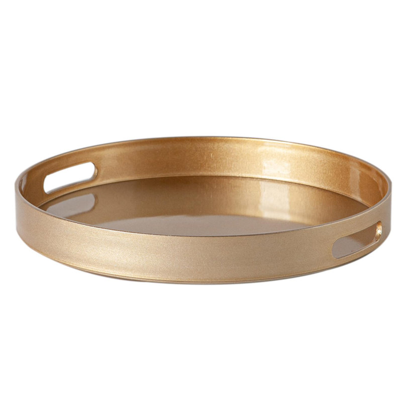 Argon Tableware Plastic Tray, Gold