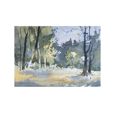An Autumn Season | Watercolor On Paper | By Ravindra Mahale