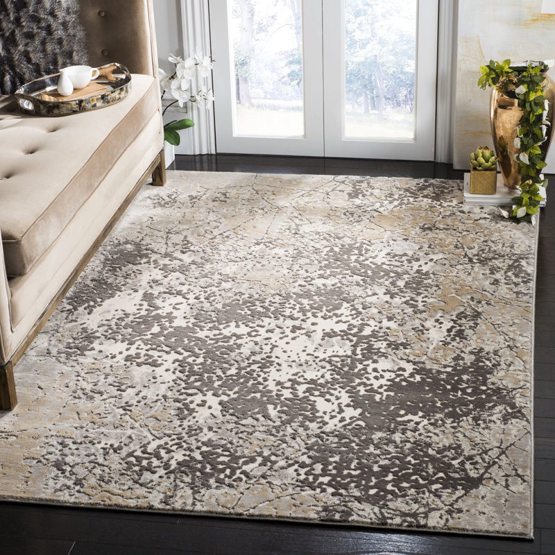 Tapis abstrait Germanton Performance, Rectangle 5 pi 1 po x 7 pi 6 po
