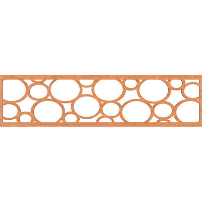 47"W x 12"H x 3/8"T Hemingway Fretwork Moulding, Cherry