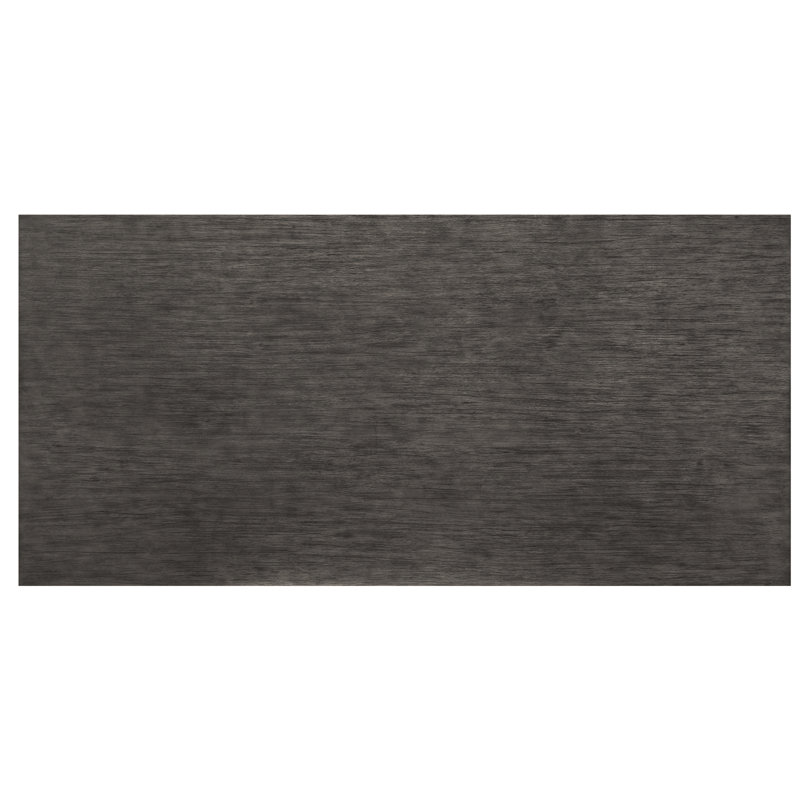 Table de salle à manger à hauteur de comptoir avec tablettes en gris - Pièce de salle à manger rectangulaire moderne en bois pour tablettes intégrées