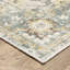Tapis floral en laine et viscose tissé à la main Eiligio-1077678864