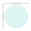Plateau de table rond en verre trempé 36 po 36 po-117335552-117335558