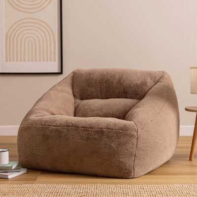 Natalia Faux Fur Armchair Bean Bag