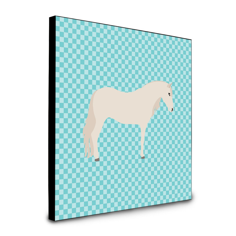 Zio Animals Artwork Wall Panel, Blue