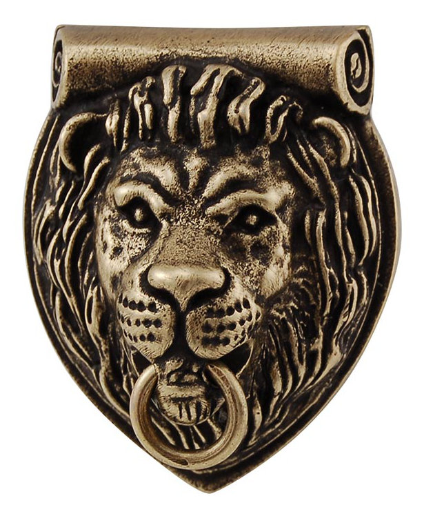 Sforza Novelty Knob, Antique Brass