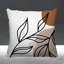 Housse de coussin d'intérieur Mia Mid-Century Leaf-1937562711