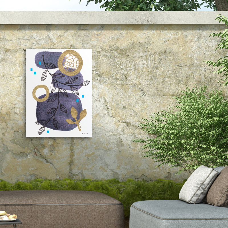 Toile d'extérieur Jocelyn Benford Treasured Times, H 14 po x l 19 po