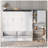 Multi-Functional Murphy Bed with Sofa, Desk, and Storage Cabinet – Space-Saving Foldable Design, Queen size