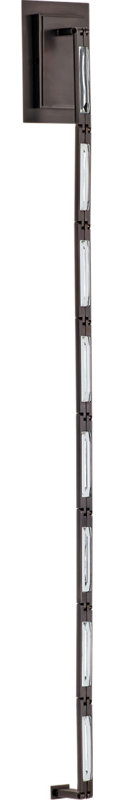 Catena Sconce, 43.8" H x 0.8" W x 0.9" D, Bronze, 3000