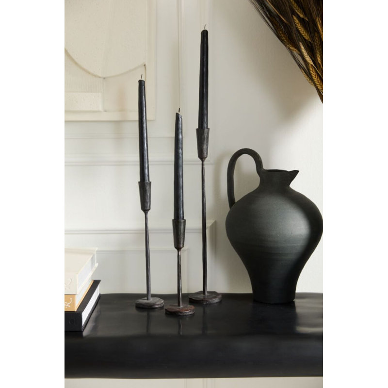 Amoy 15.75" Metal Tabletop Candlestick