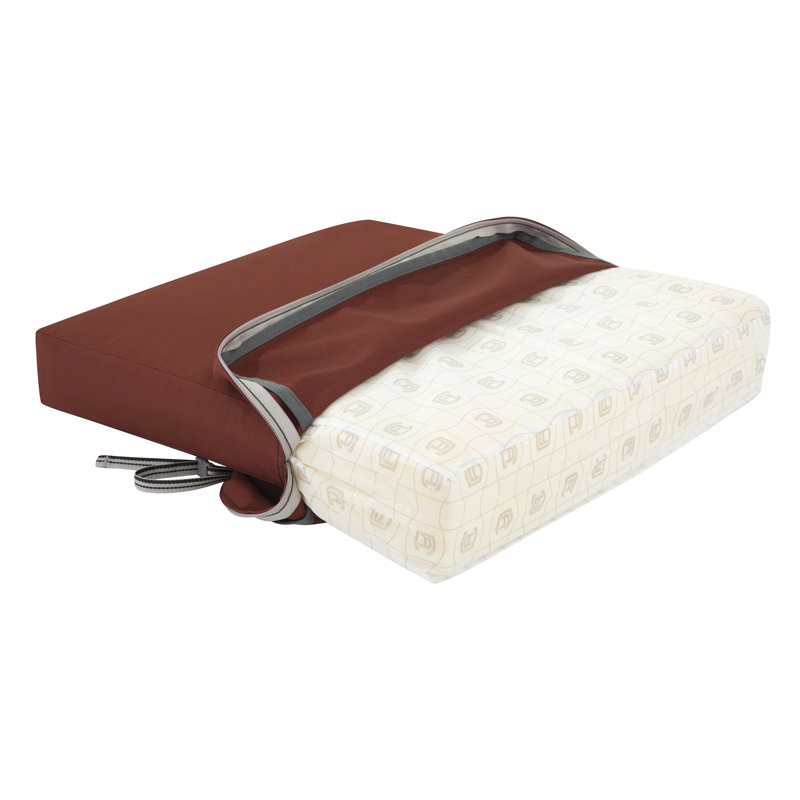 Outdoor Seat Cushion, 48" W x 18" D, Spice
