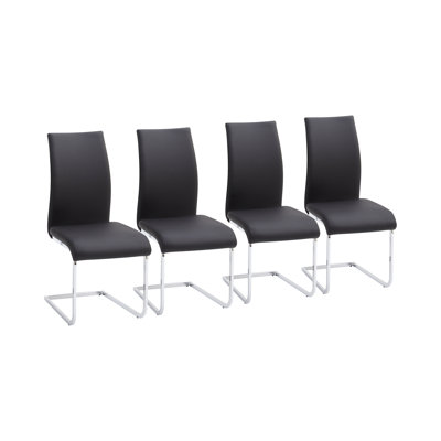 Cathey Upholstered Cantilever  Dining Chair