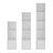 Ensemble de bibliothèque modulaire 3 pièces avec rangement Antonino-53012282