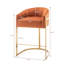 Yes Upholstered Velvet Bar Stool-1414830221