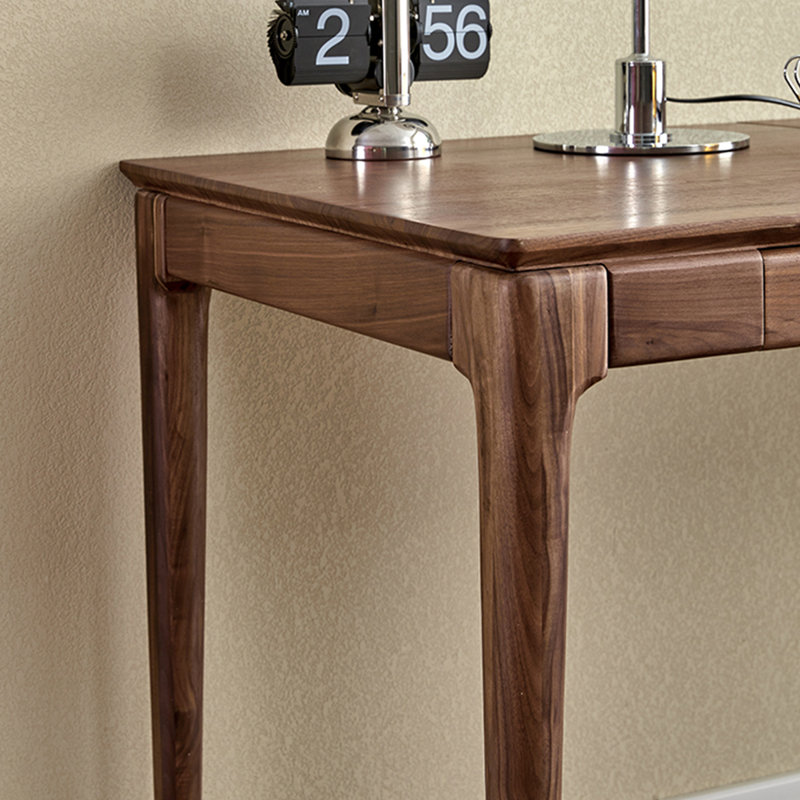 Solid wood desk simple household study table, 29.53" H x 70.87" W x 25.59" D