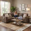 76" Nubby Textured L-Shape Sleeper Sectional with Hidden Storage, Cup Holders & Side Pockets-133227576