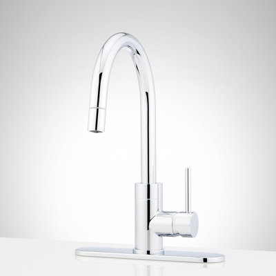 Ravenel Single-Hole Pull Down Bar Faucet - Brushed Gold
