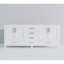 Meuble-lavabo double blanc 80 po X P 22 po D, avec plateau en marbre de Carrare