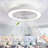 Lamond 19" Flush Mount Ceiling Fan With Led Light And Remote Control Bladeless Ceiling Fan-1797836852