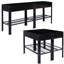 Ensemble de lit de jardin surélevé en acier galvanisé Pinero - 2 - noir-790843799-790844722